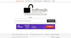 Desktop Screenshot of antiprotecao.com.br