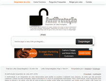 Tablet Screenshot of antiprotecao.com.br